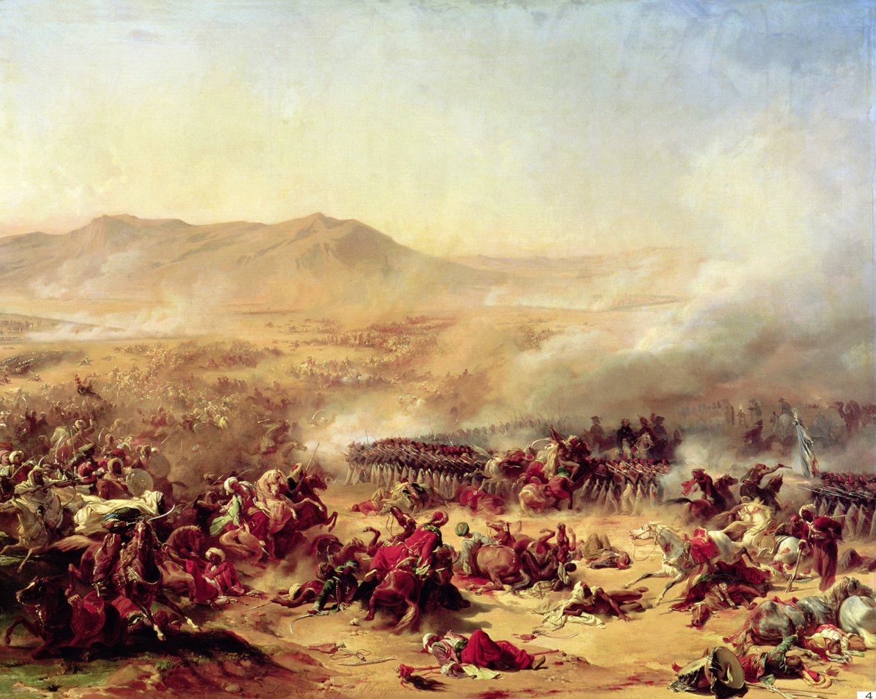 The Battle of Mont Thabor, 16th April 1799 by Felix Philippoteaux