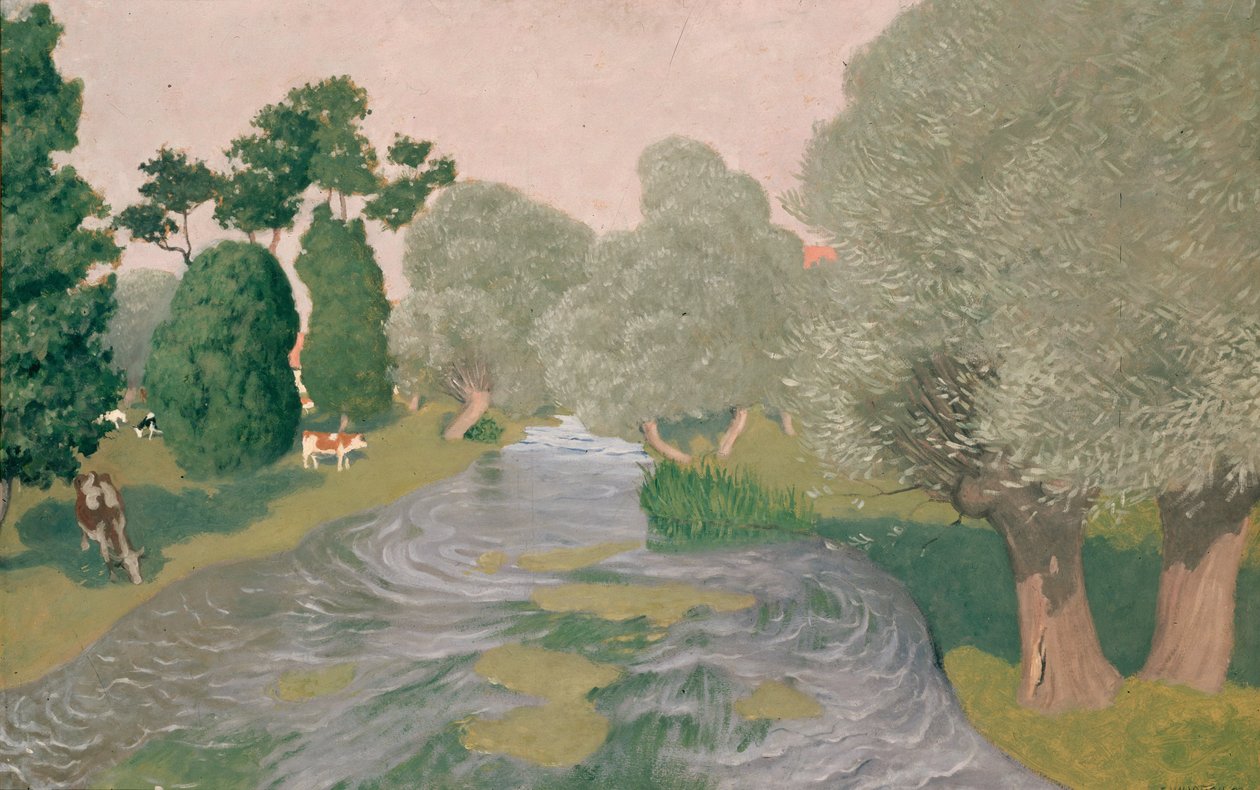 Landscape. Arques-la-Bataille by Felix Edouard Vallotton