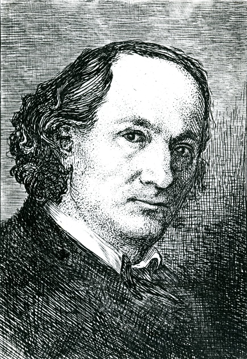 Charles Baudelaire (engraving) by Felix (after) Bracquemond