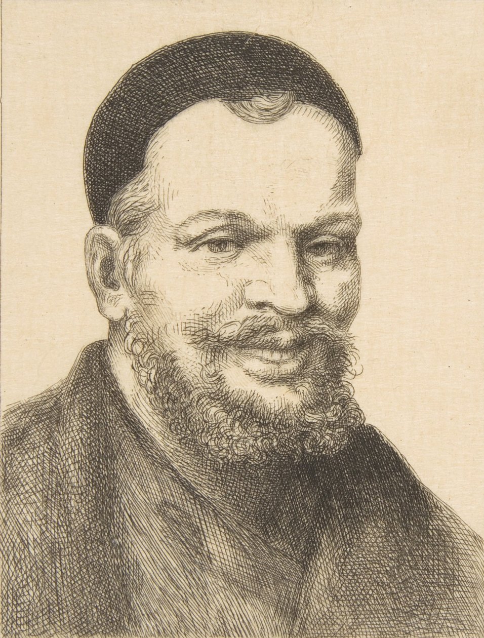 Portrait of Rabelais by Felix Bracquemond