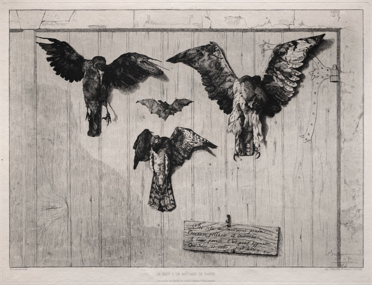 The Top of the Swing-Door by Felix Bracquemond