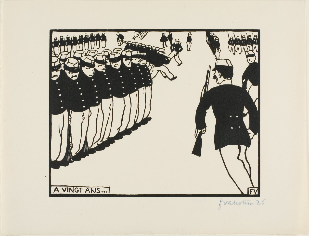 At the Age of Twenty... by Felix Edouard Vallotton