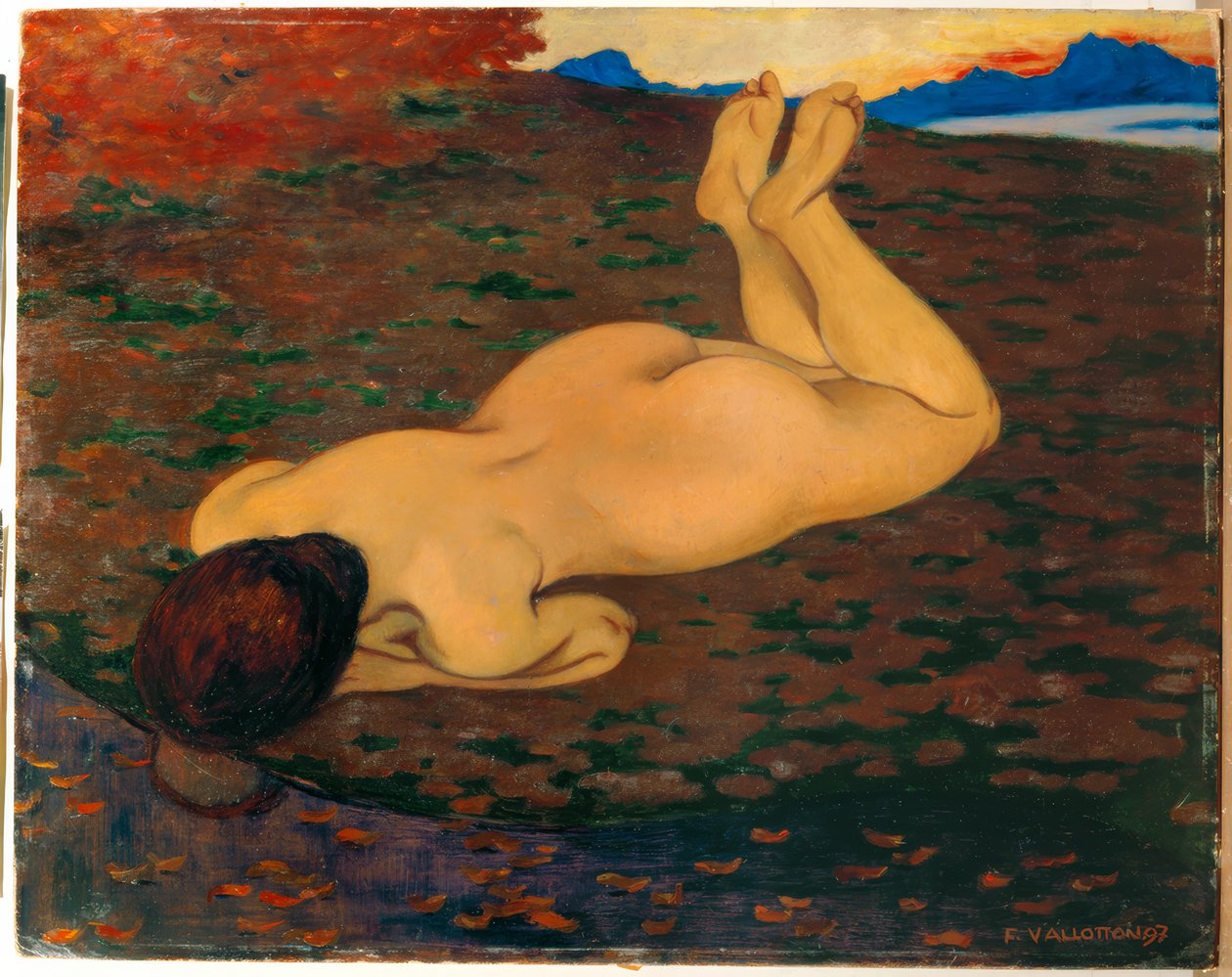 Bather or the Source by Felix Edouard Vallotton