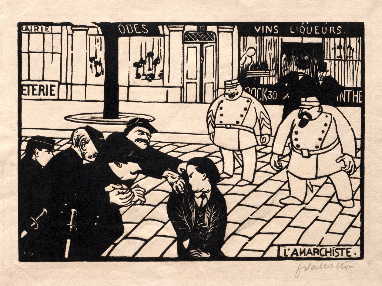 The Anarchist by Felix Edouard Vallotton