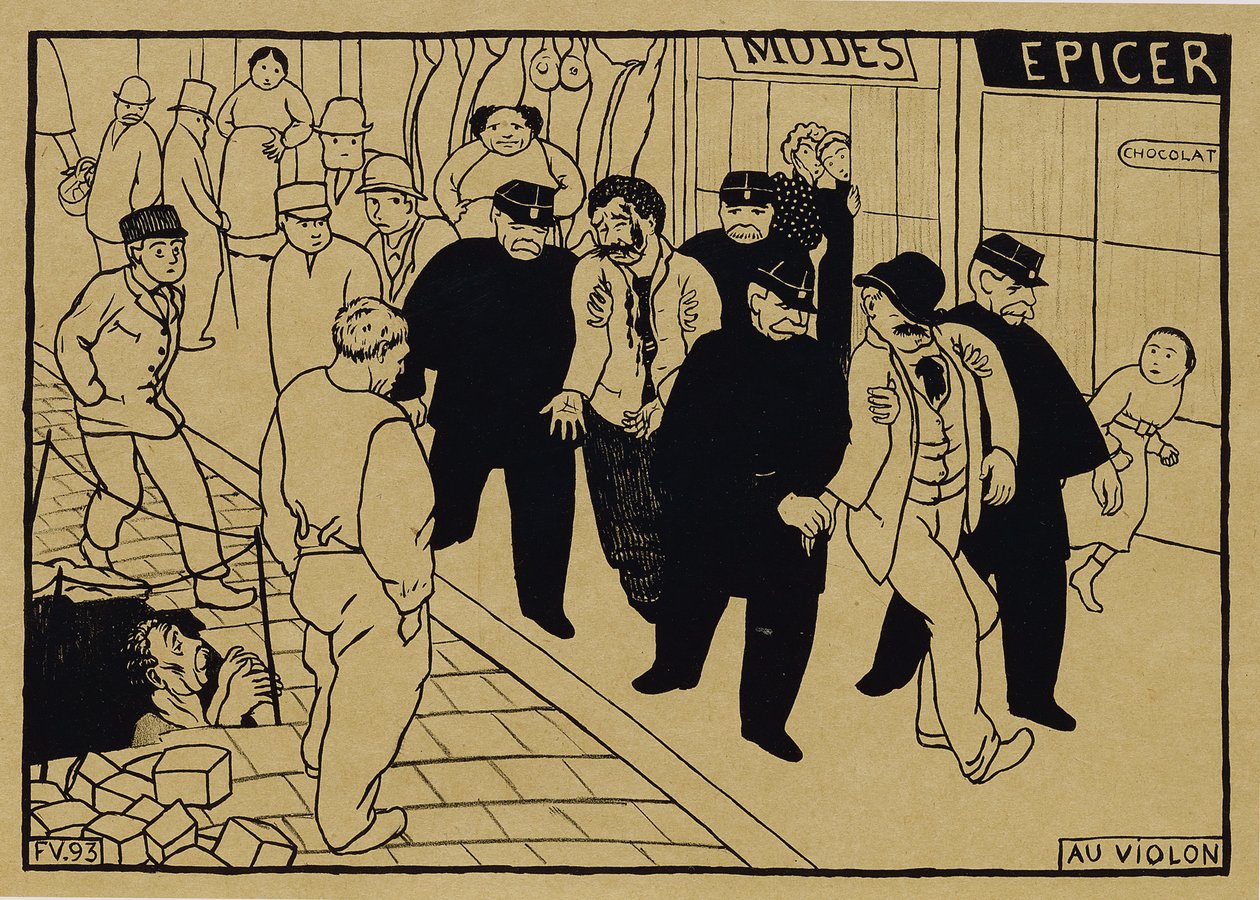 To the Nick by Felix Edouard Vallotton