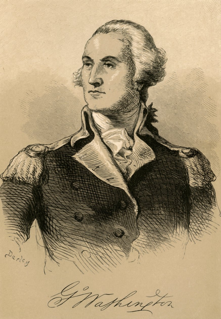 G. Washington by Felix Octavius Carr Darley