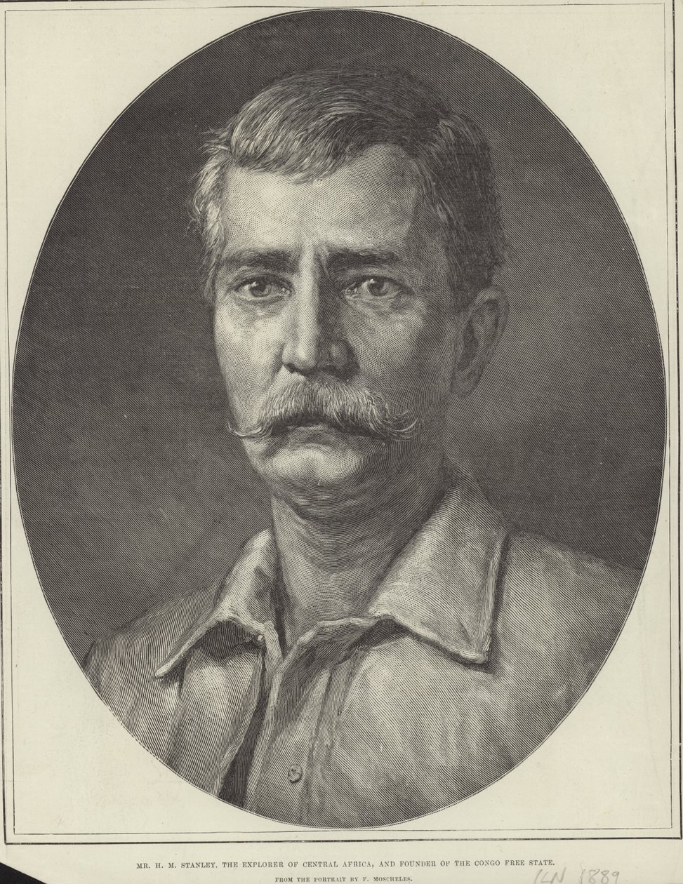 Henry Morton Stanley by Felix Stone (after) Moscheles