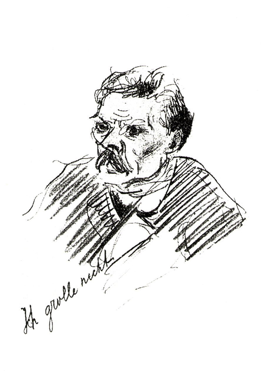 Maxim Gorky in Capri by Feodor Chaliapin