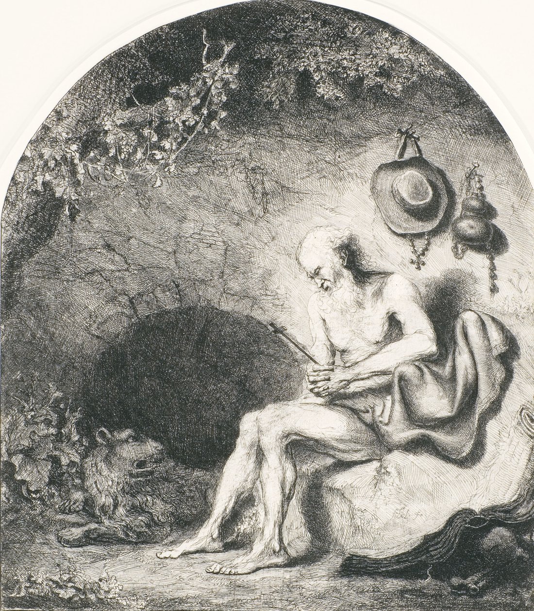 Saint Jerome by Ferdinand Bol