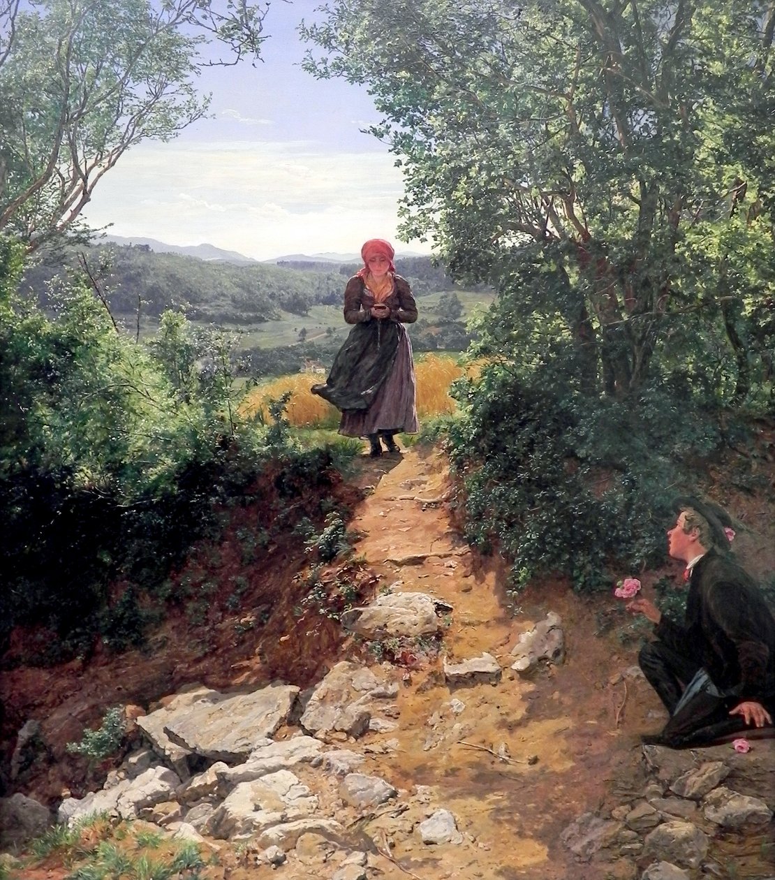 The Expected One by Ferdinand Georg Waldmuller