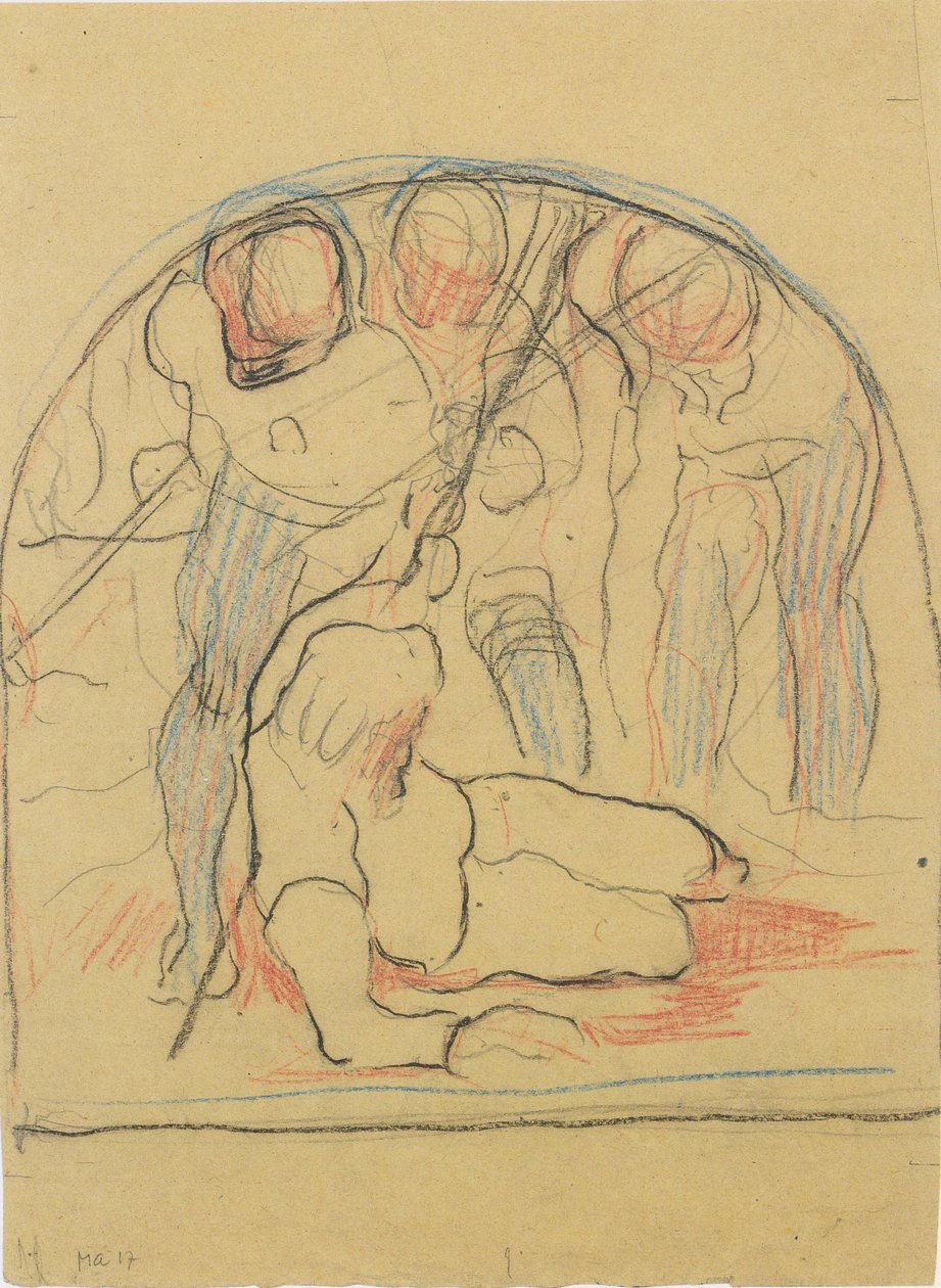 Dying Ensign by Ferdinand Hodler