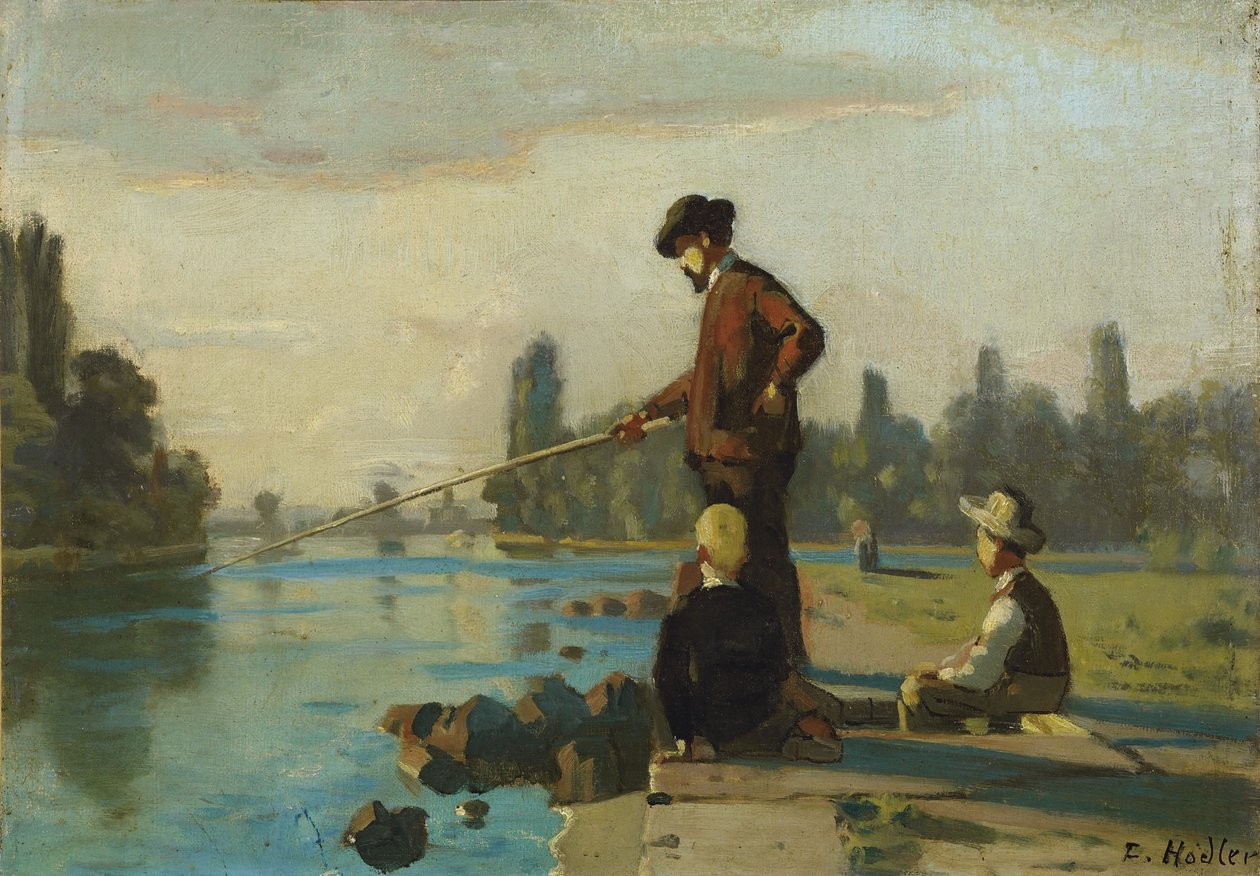 The Angler by Ferdinand Hodler