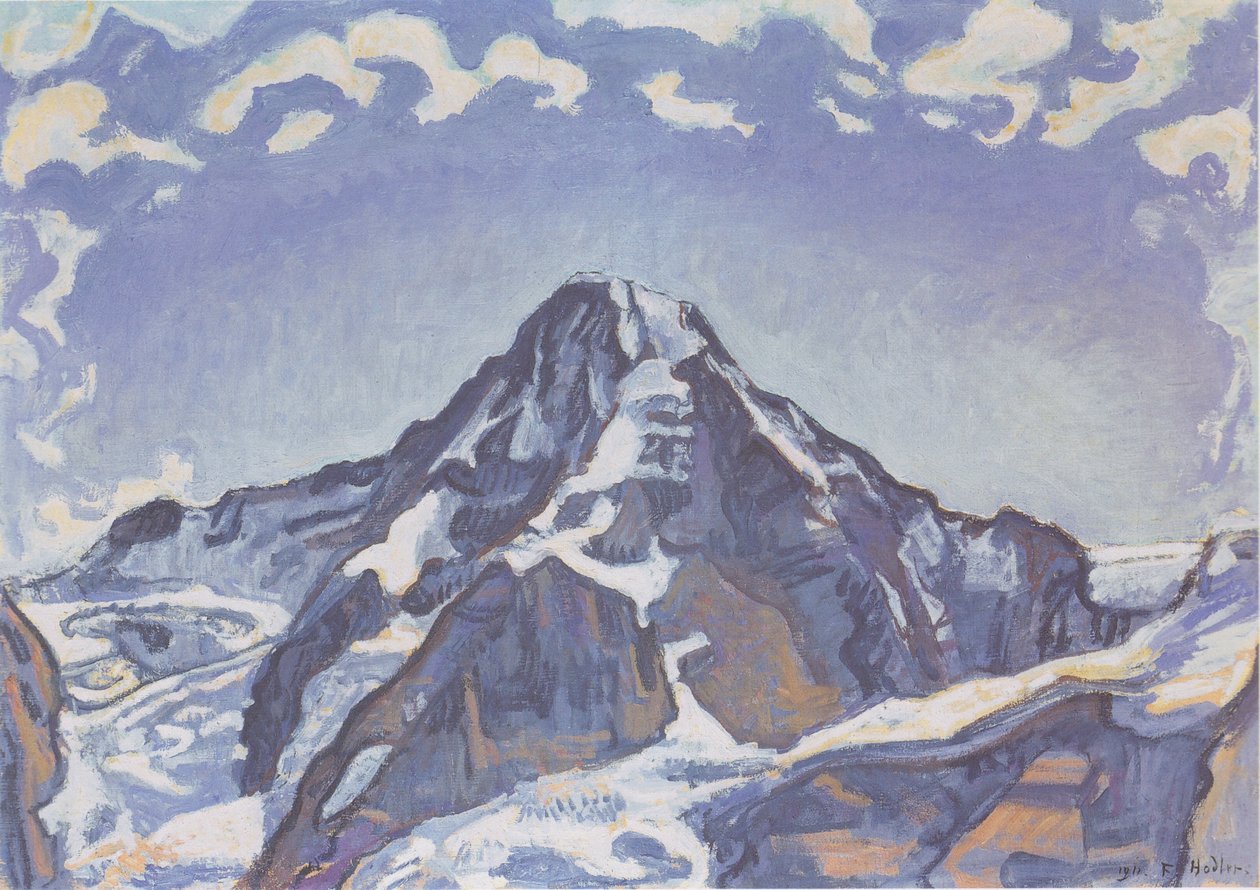 The Monk with Clouds by Ferdinand Hodler