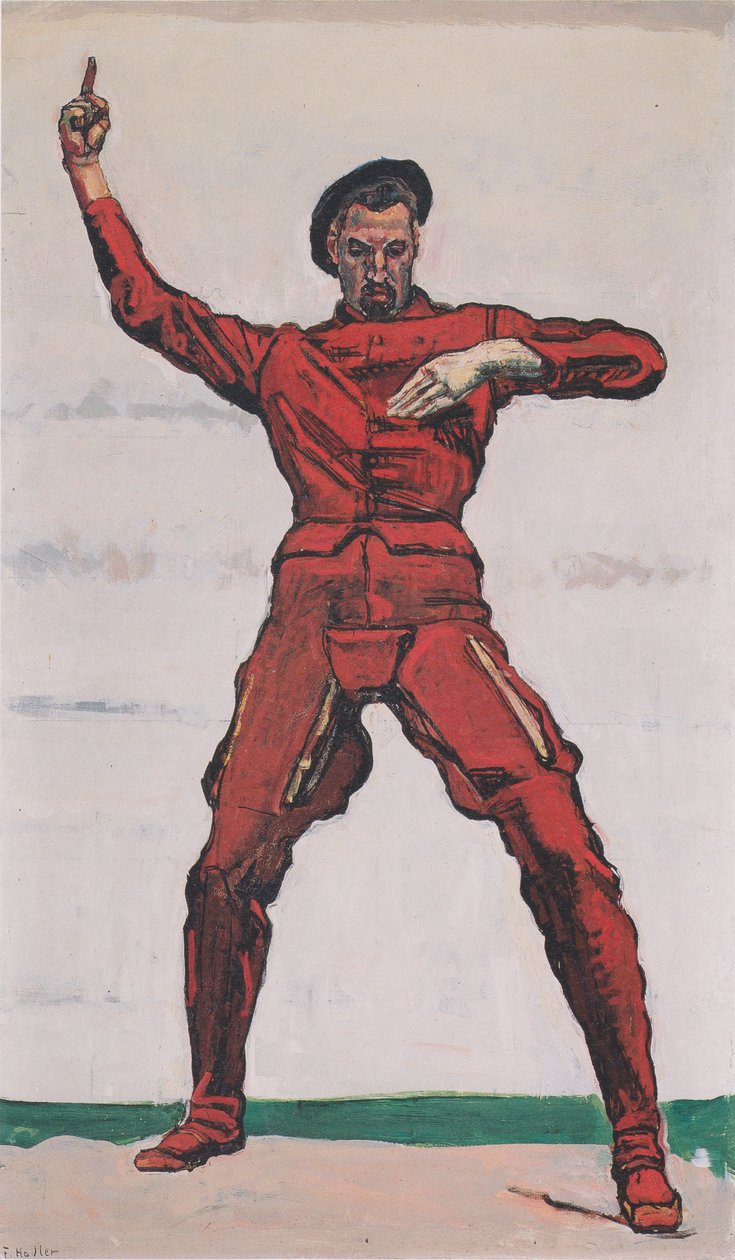 The Speaker by Ferdinand Hodler