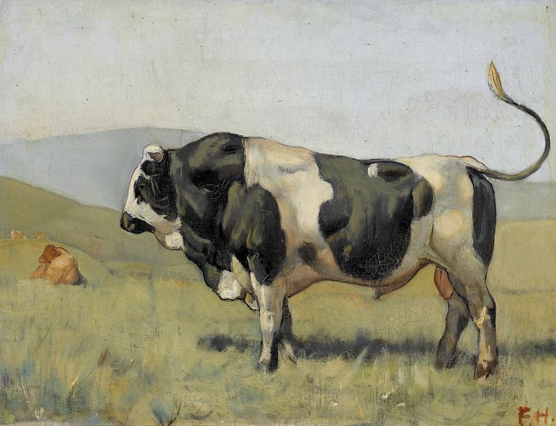 Freiburg Bull by Ferdinand Hodler