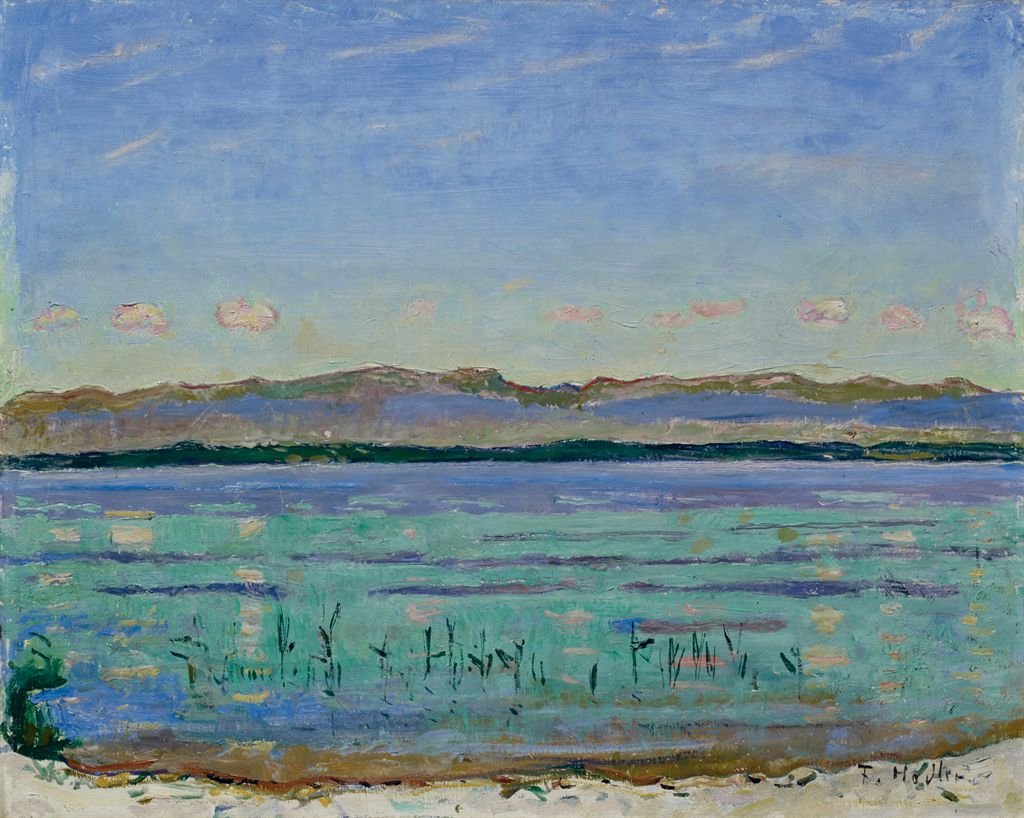 Lake Geneva with Jura by Ferdinand Hodler