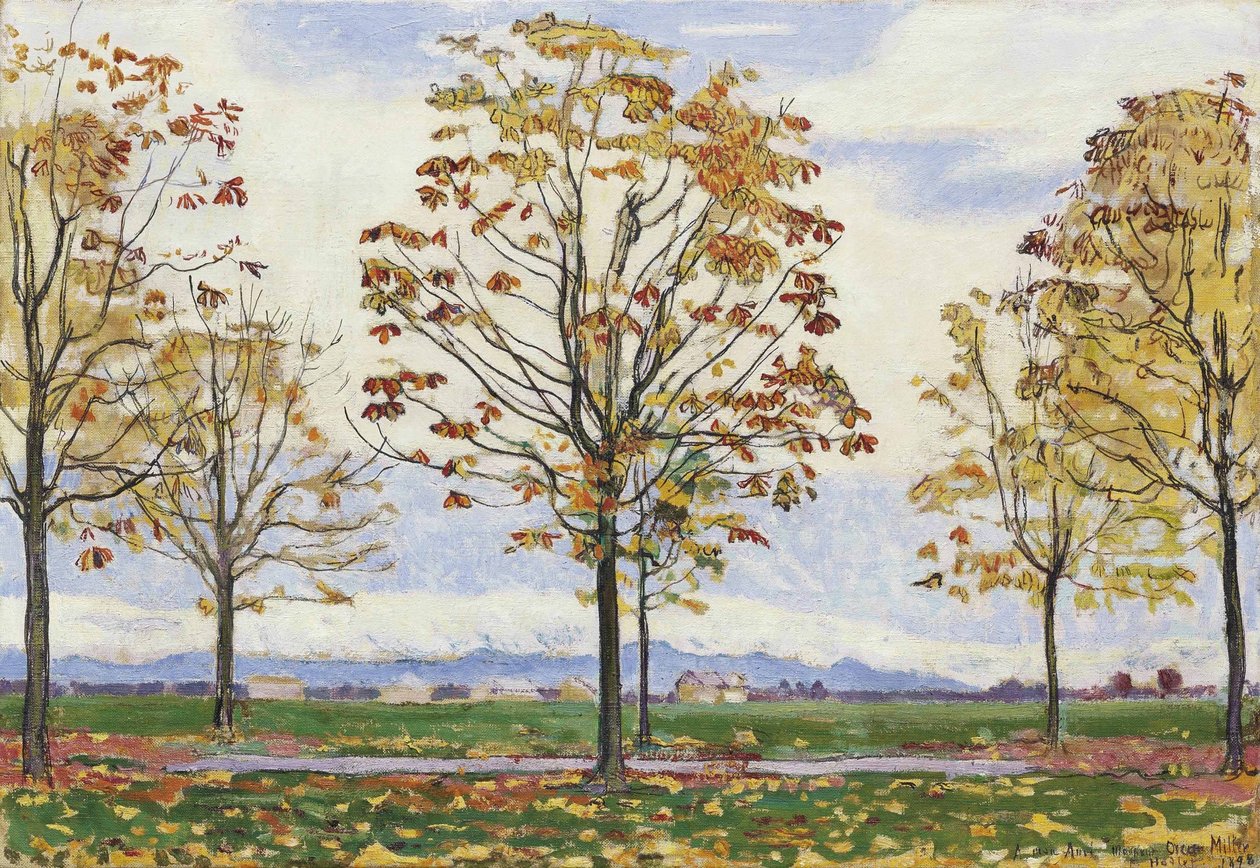 Chestnut Avenue near Biberist by Ferdinand Hodler