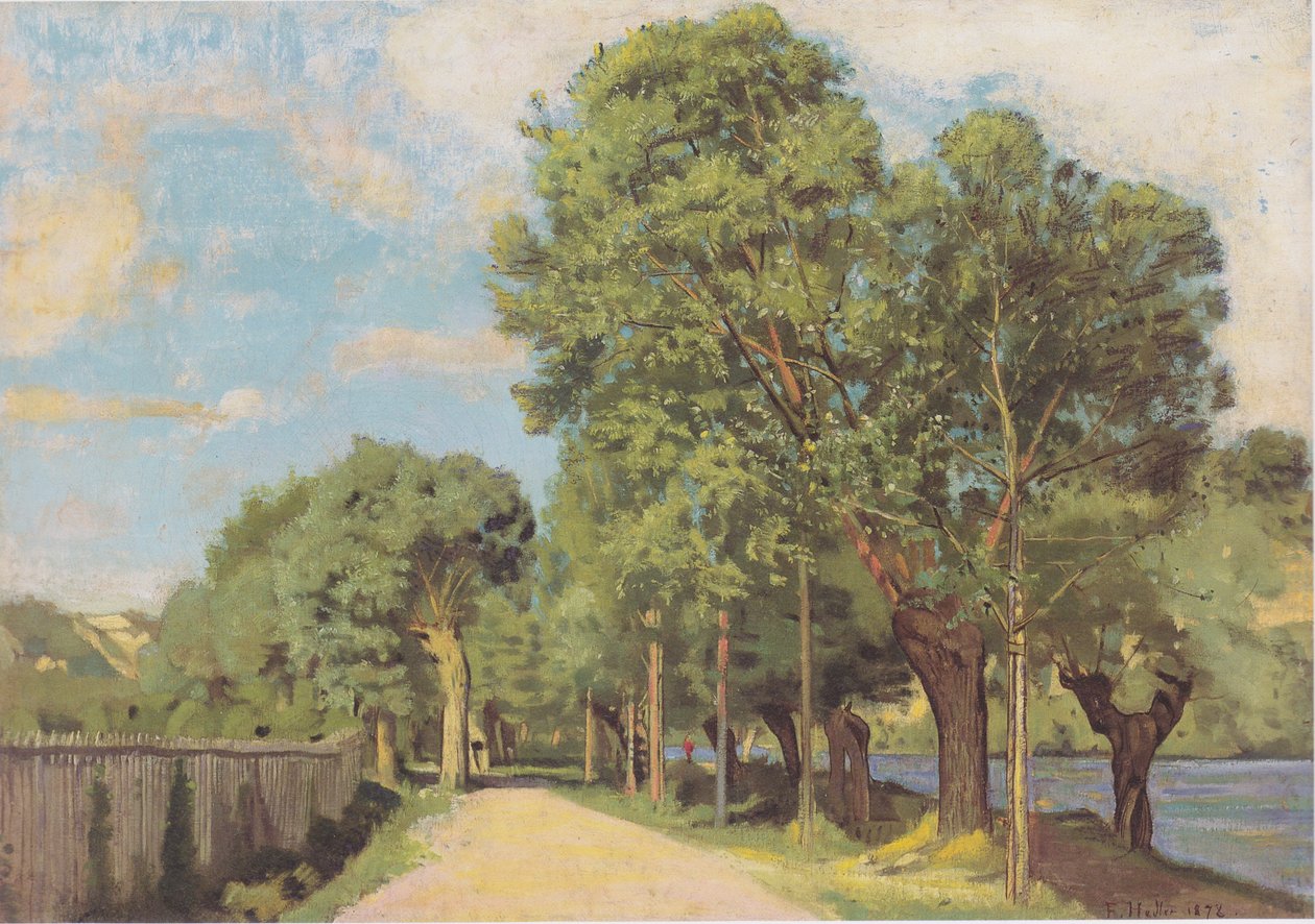 Landscape at the Jonction near Geneva by Ferdinand Hodler