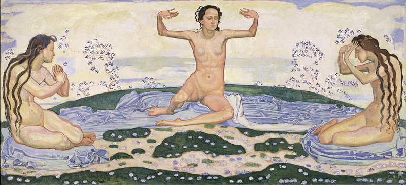 The Day III by Ferdinand Hodler