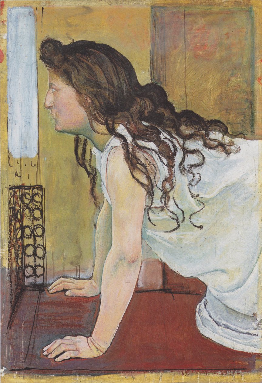 Girl at the Window by Ferdinand Hodler