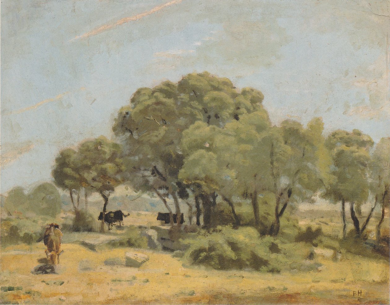 Olive Trees in Spain by Ferdinand Hodler