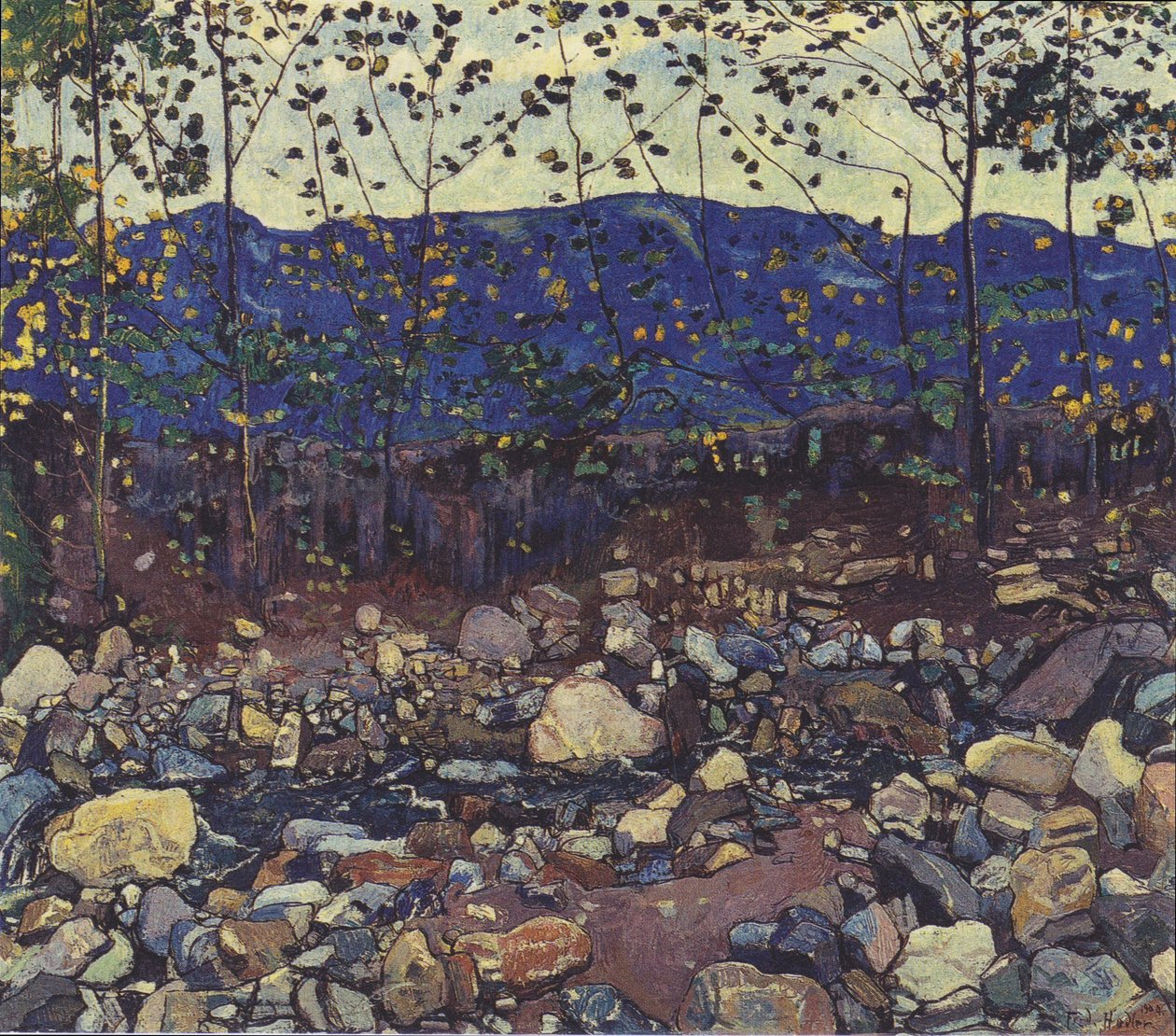 Forest Stream near Leissingen by Ferdinand Hodler