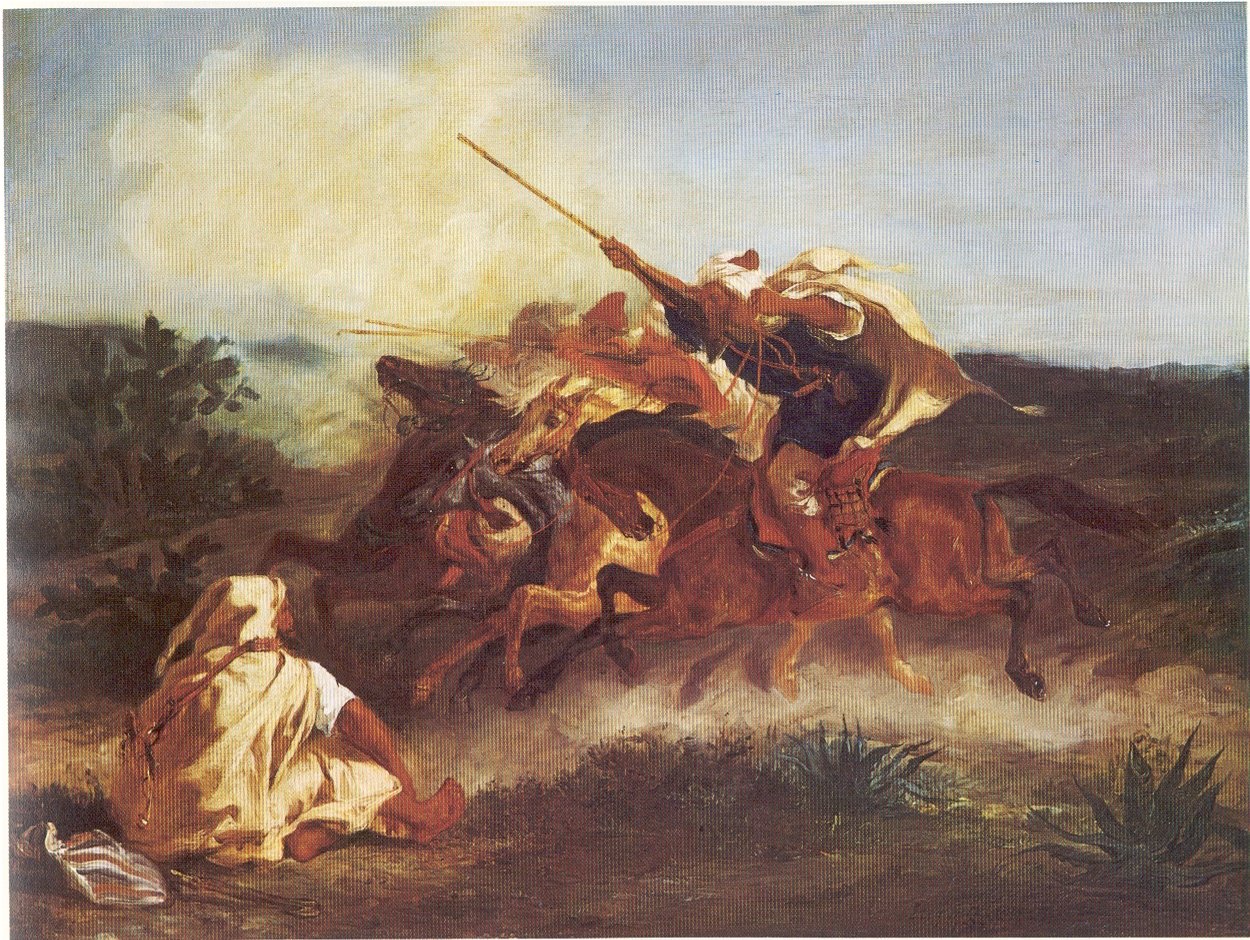 Arabian Fantasia by Ferdinand Victor Eugene Delacroix