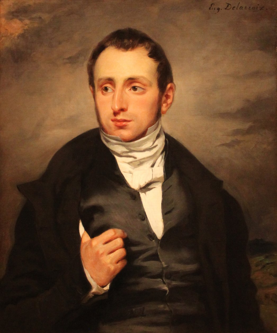 Portrait of Dr. François-Marie Desmaisons by Ferdinand Victor Eugene Delacroix