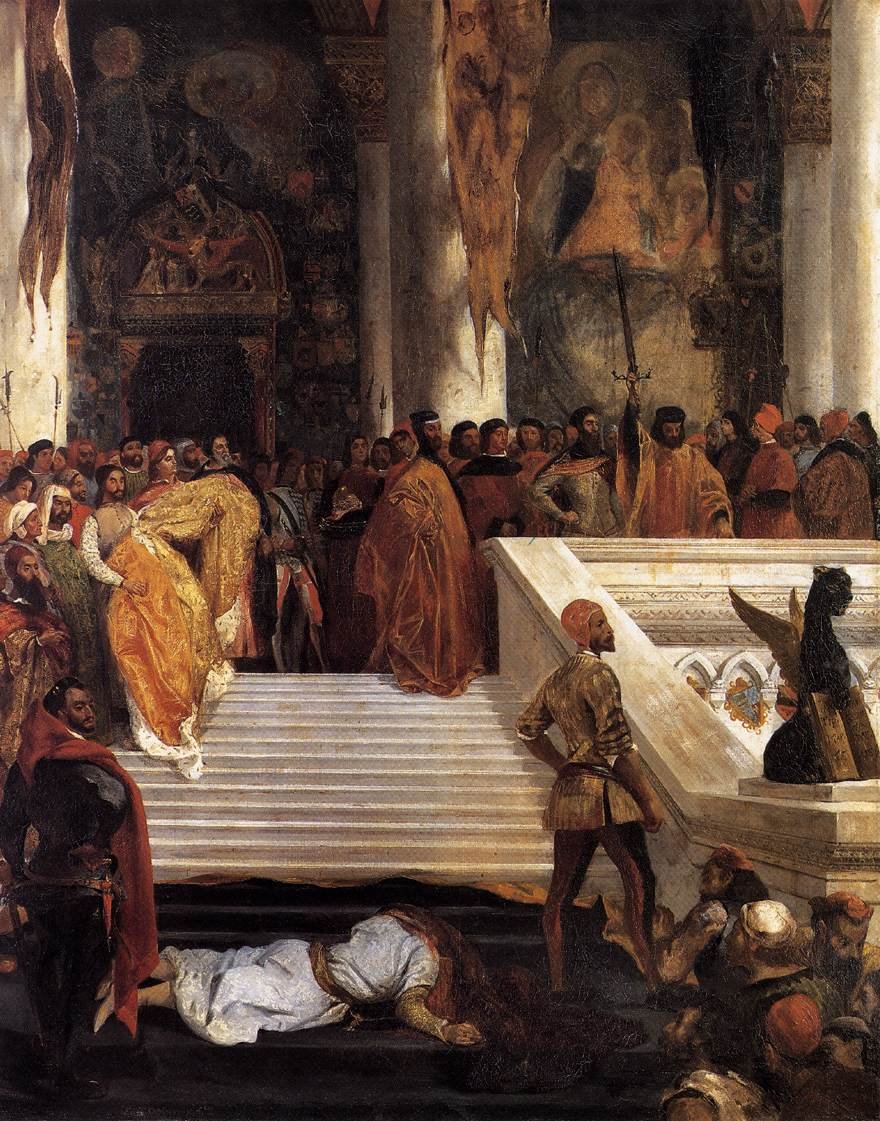 The Execution of Doge Marino Faliero by Ferdinand Victor Eugene Delacroix