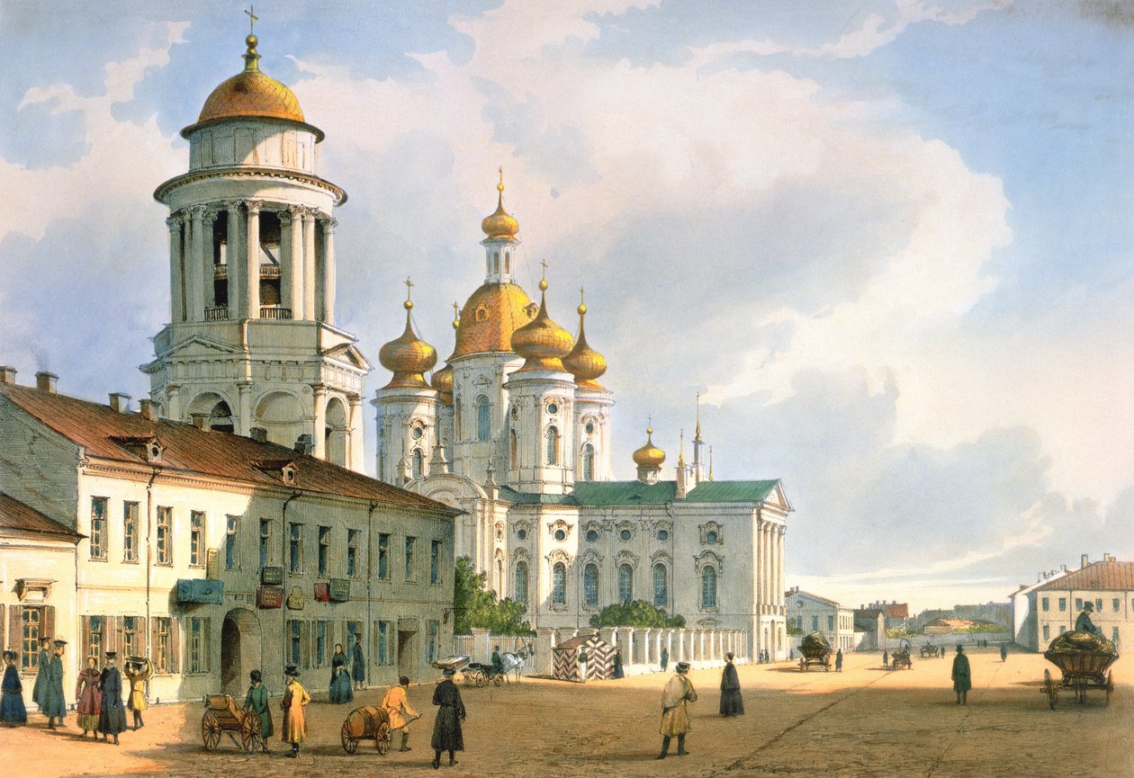 The Virgin of Vladimir Church in St. Petersburg by Ferdinand Victor Perrot