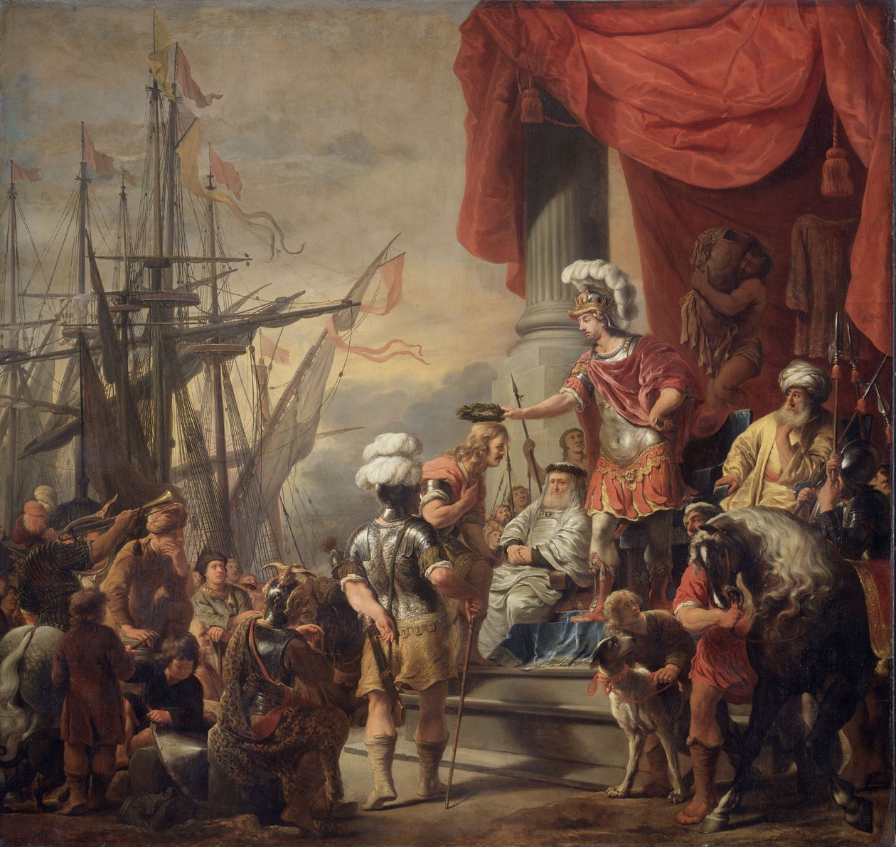Aeneas at the Court of Latinus by Ferdinand Bol
