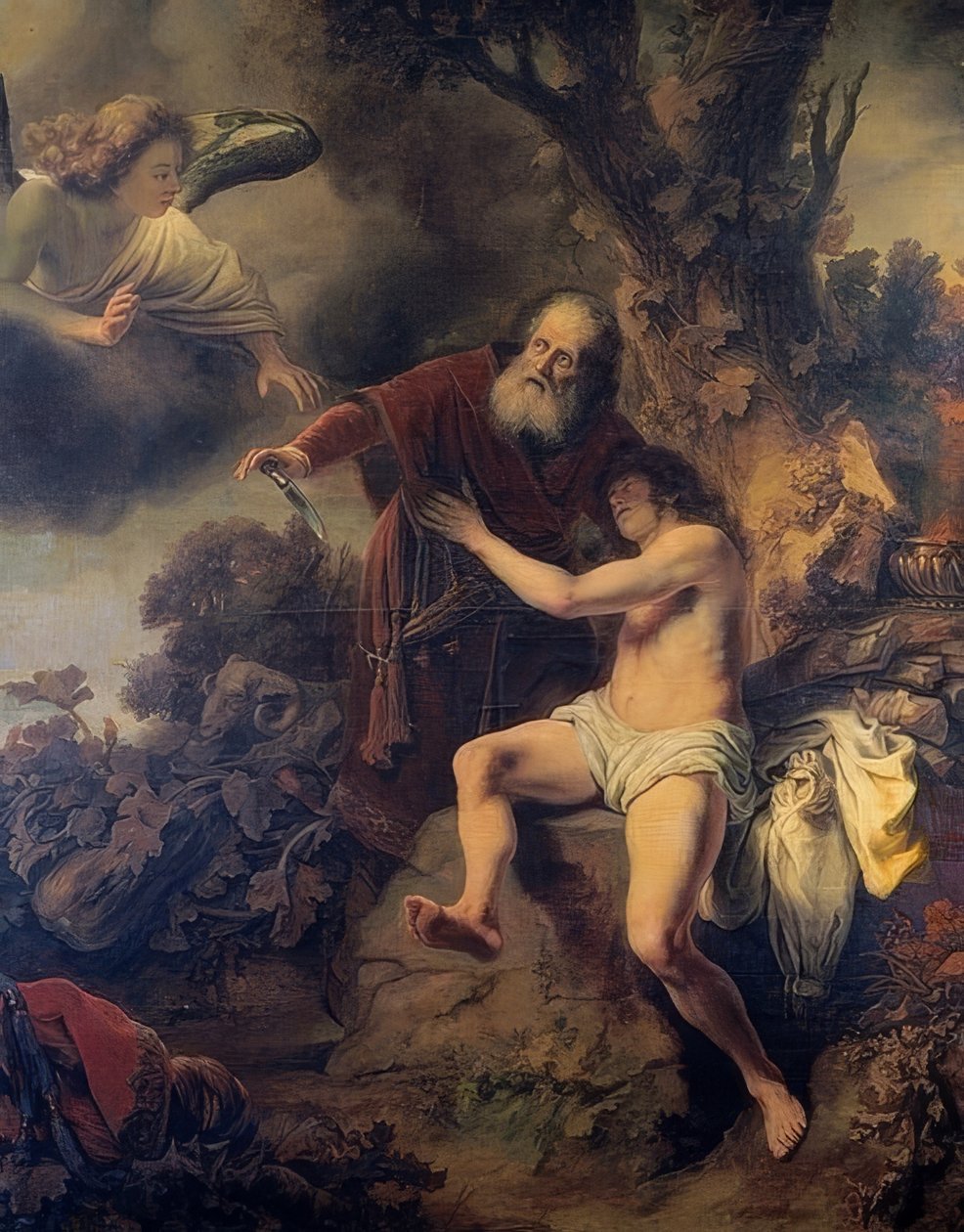 The Sacrifice of Isaac by Ferdinand Bol