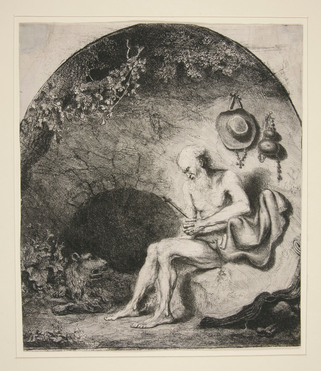 St. Jerome in the Cave by Ferdinand Bol
