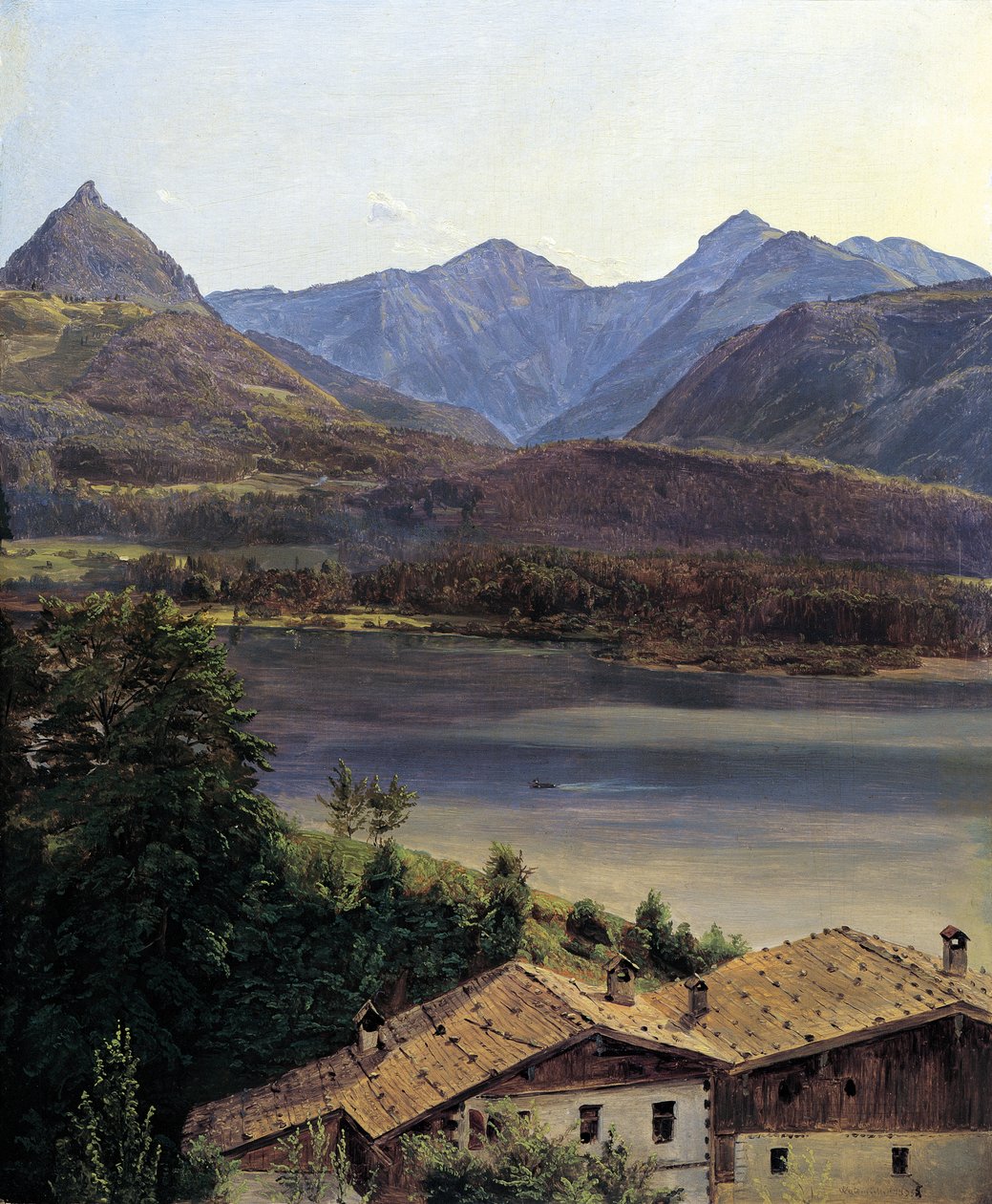 Wolfgangsee by Ferdinand Georg Waldmuller