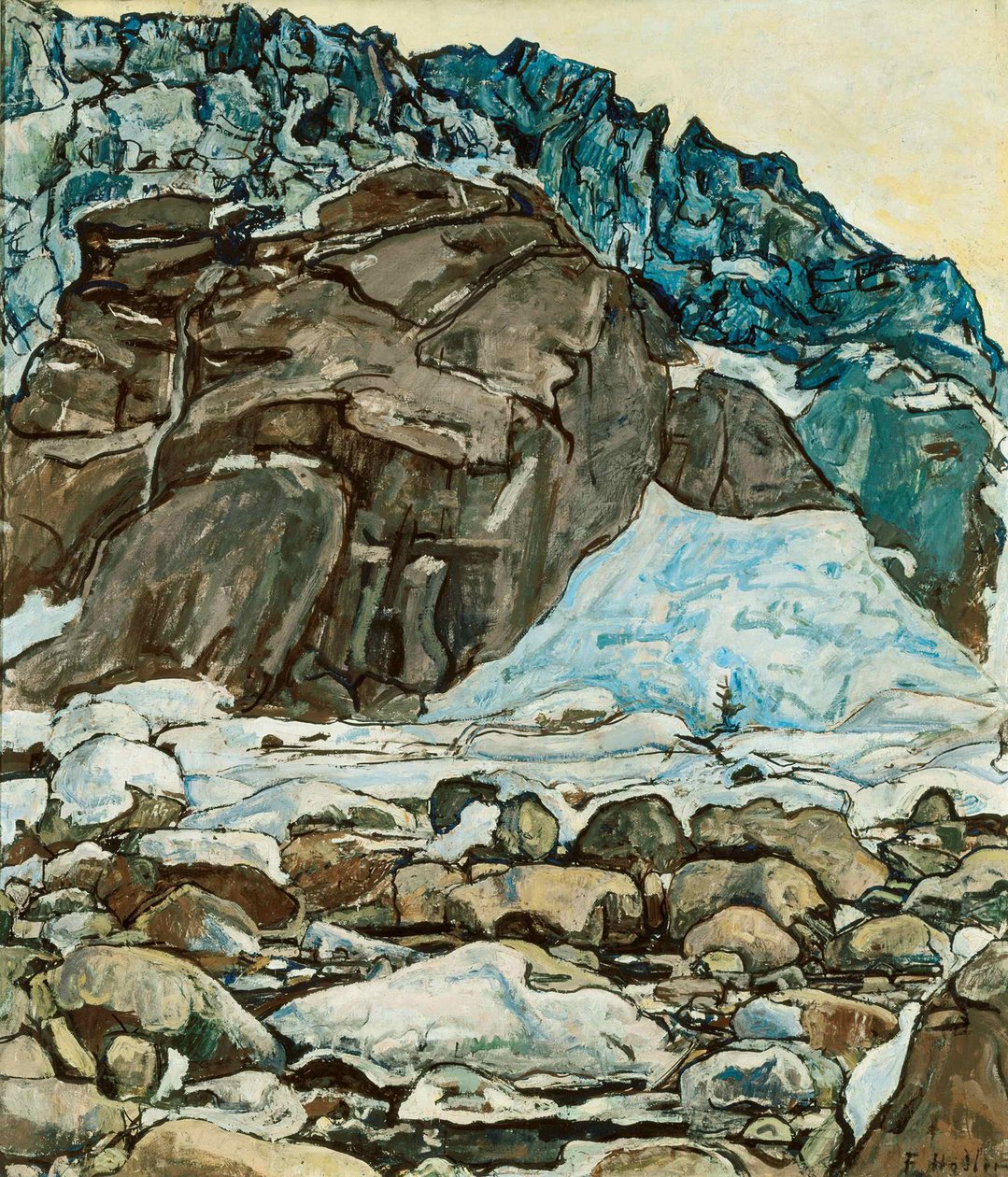 Grindelwald Glacier by Ferdinand Hodler