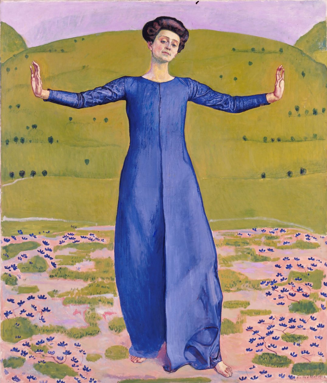 Song from Afar, 1906 by Ferdinand Hodler