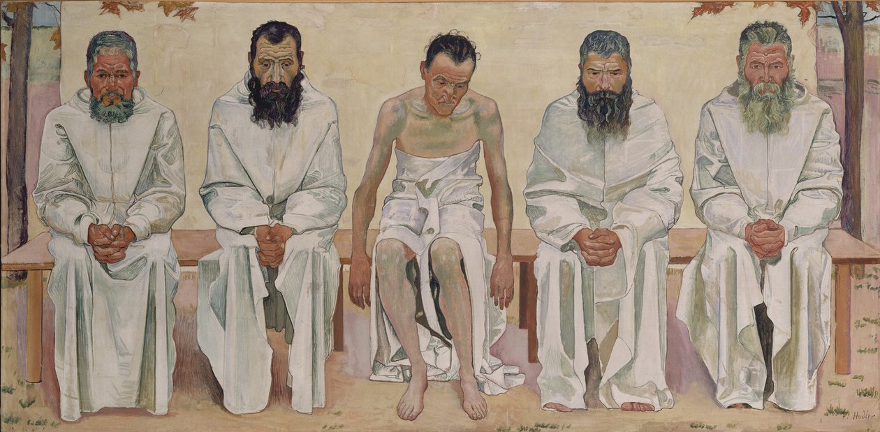 Tired of Life, after 1892 by Ferdinand Hodler