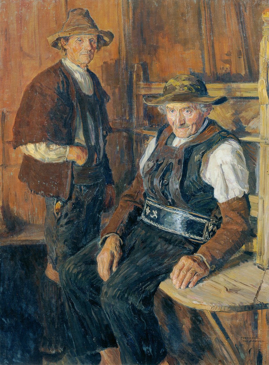 Sarnthein Farmers by Ferdinand Kruis