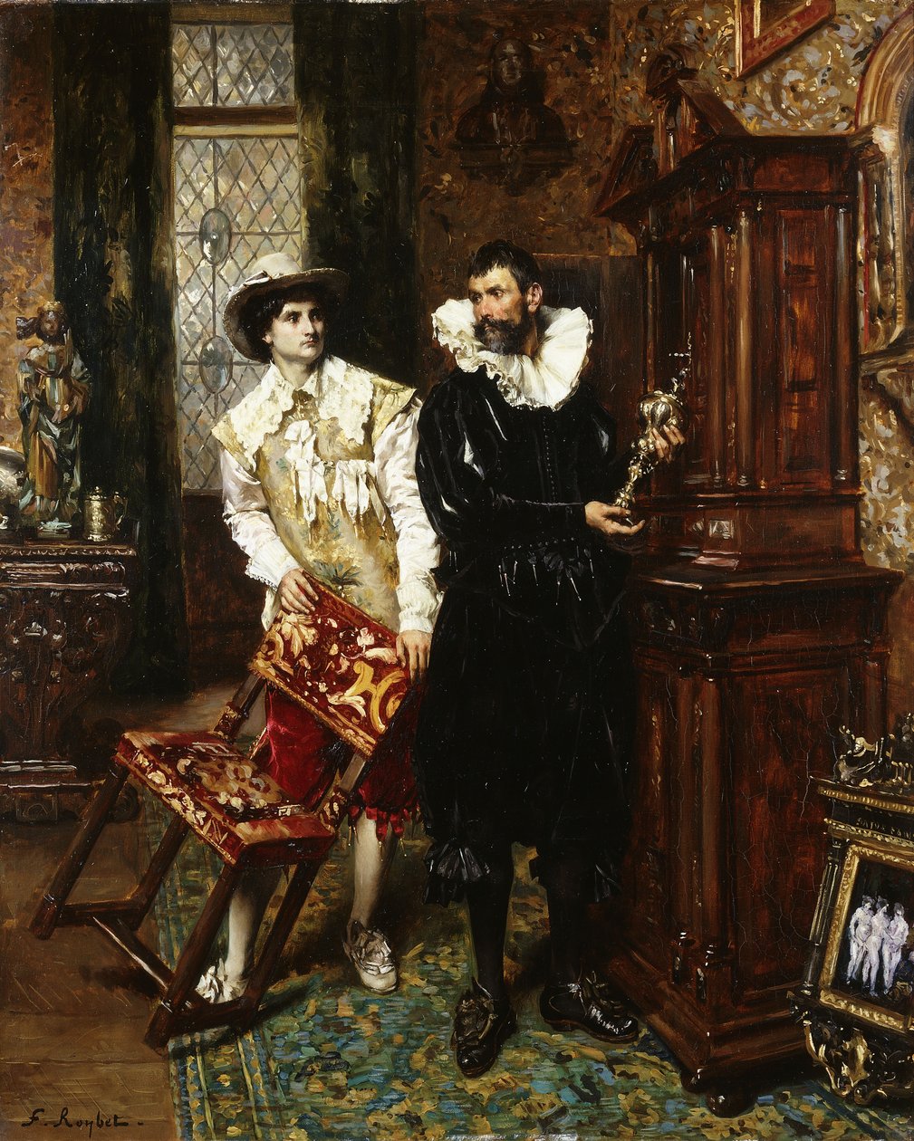The Connoisseurs by Ferdinand Roybet