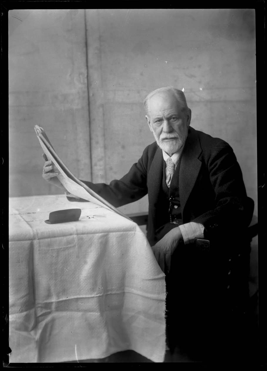 Portrait of Sigmund Freud (1856-1939) by Ferdinand Schmutzer