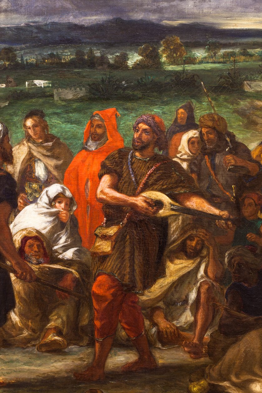 Arab Comedians or Buffoons by Ferdinand Victor Eugene Delacroix