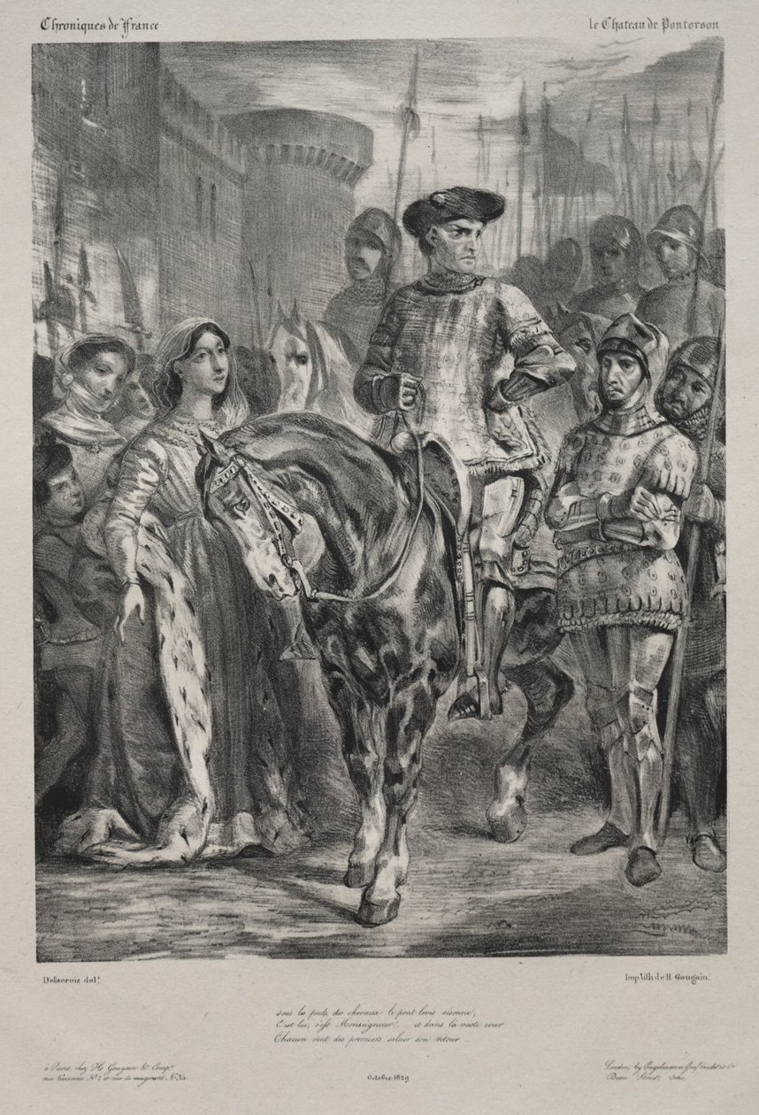Duguesclin by Ferdinand Victor Eugene Delacroix
