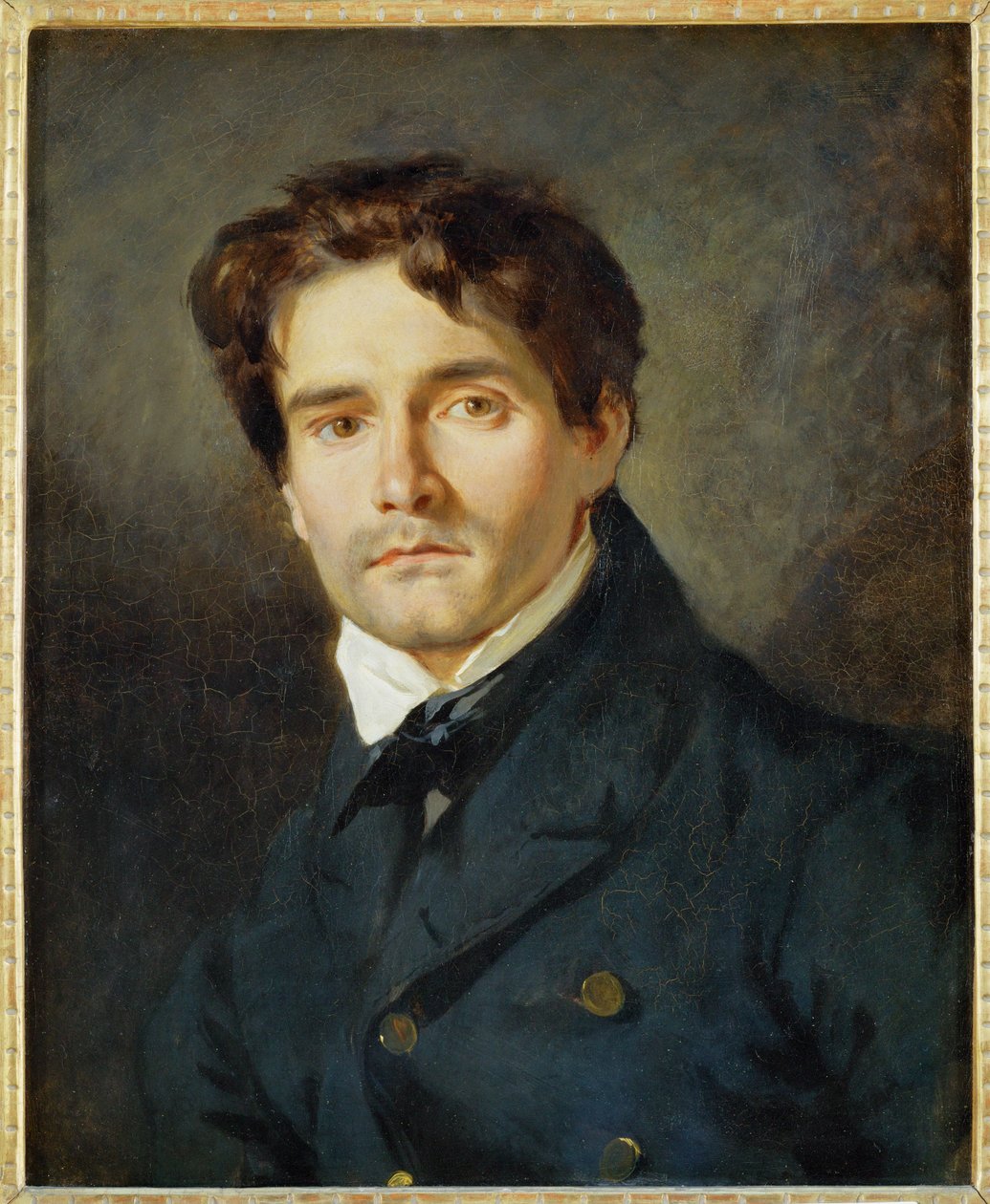 Portrait of Leon Riesener by Ferdinand Victor Eugene Delacroix