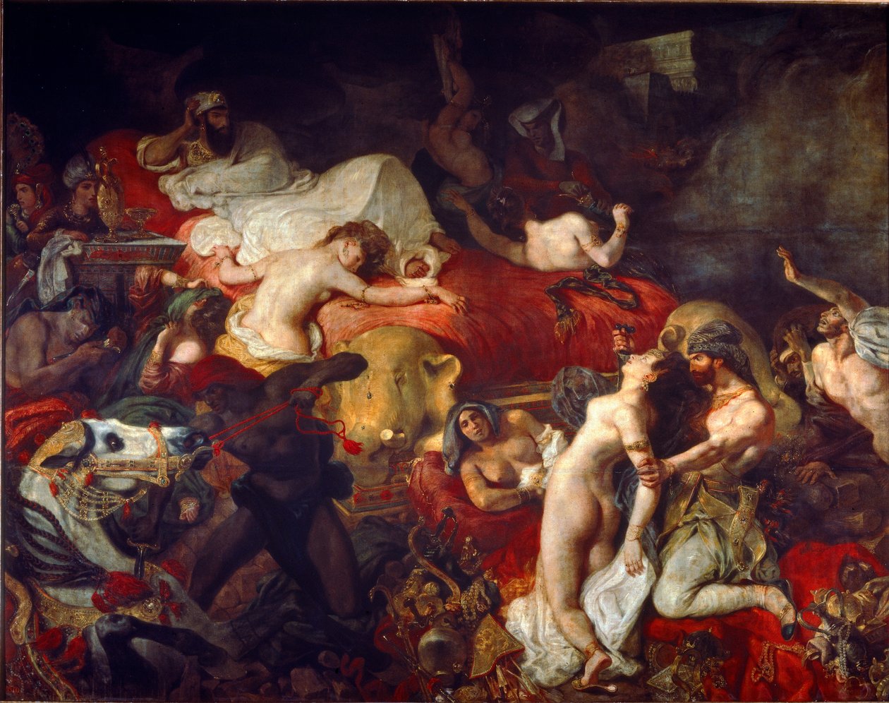 The Death of Sardanapalus by Ferdinand Victor Eugene Delacroix