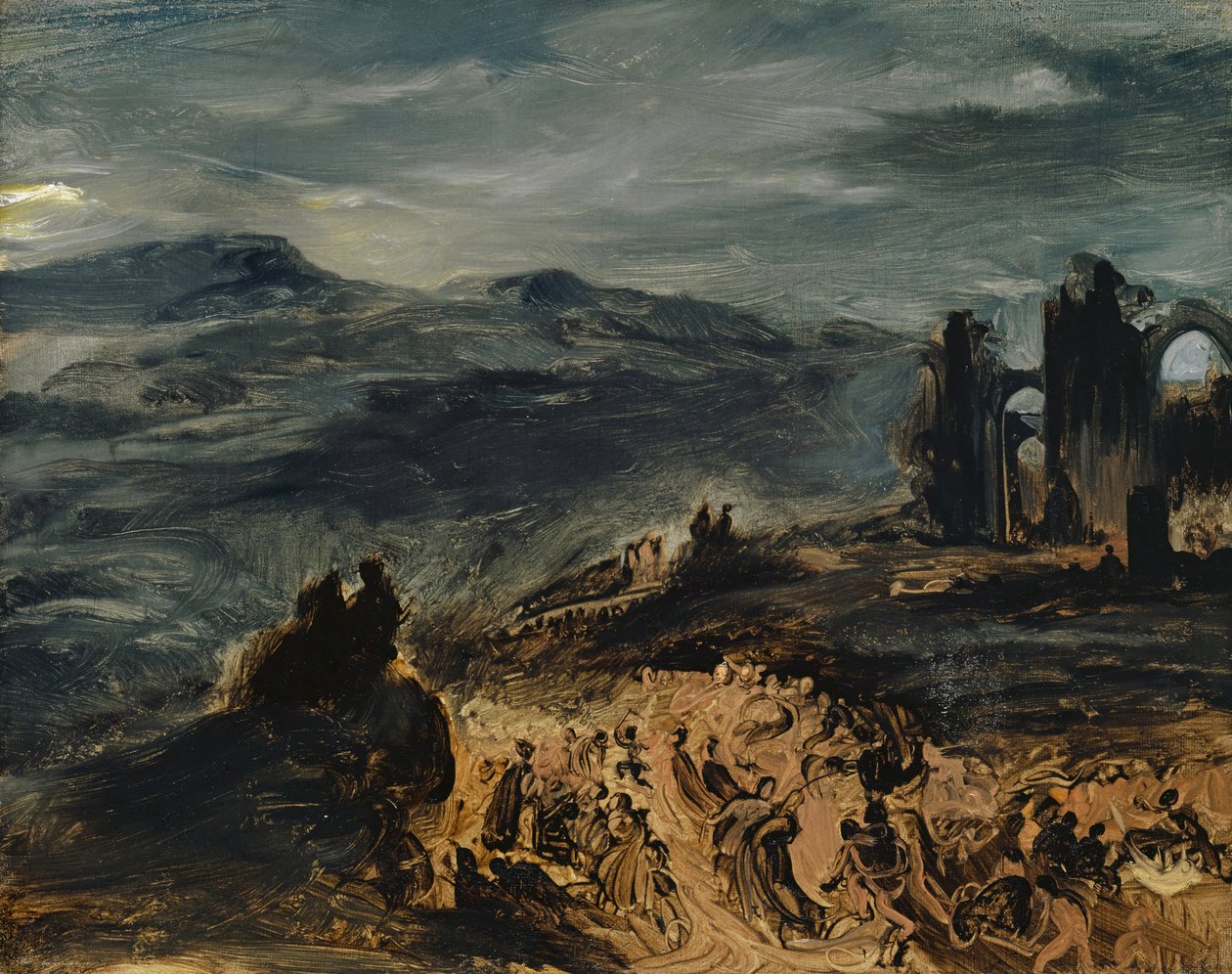 The Witches’ Sabbath by Ferdinand Victor Eugene Delacroix