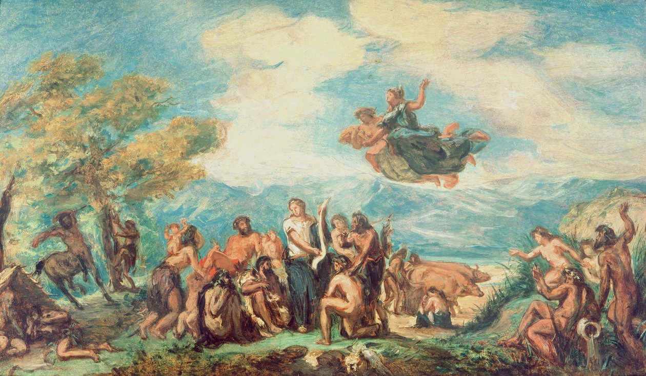 Unknown Image by Ferdinand Victor Eugene Delacroix