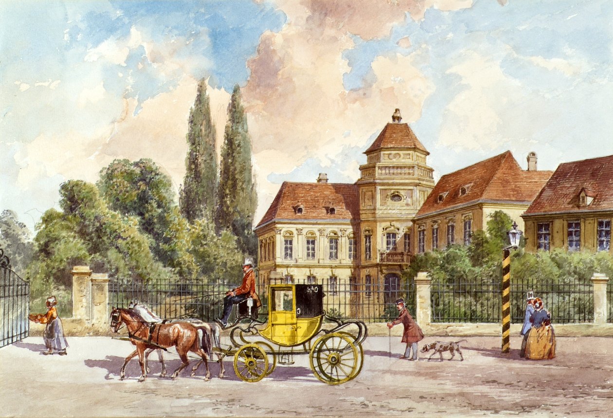 In the Althan-Palais Puthon in Vienna by Ferdinand Weckbrodt
