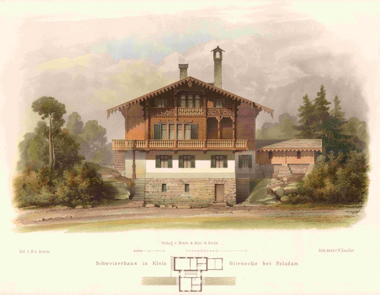 Klein Glienicke Swiss House 1 by Ferdinand von Arnim