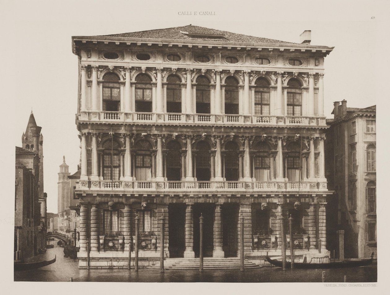 Rezzonico Palace by Ferdinando Ongania