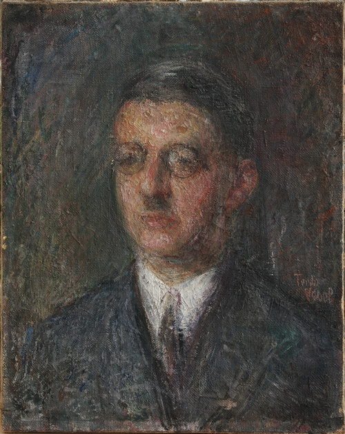 Portrait of a Man by Ferdo Vesel